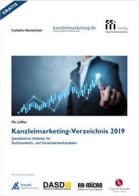 Coverbild der e-Broschüre Kanzelimarketing-Verzeichnis 2019